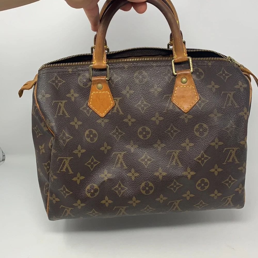 authentic Louis Vuitton Hand Bag Speedy 30 tote bag